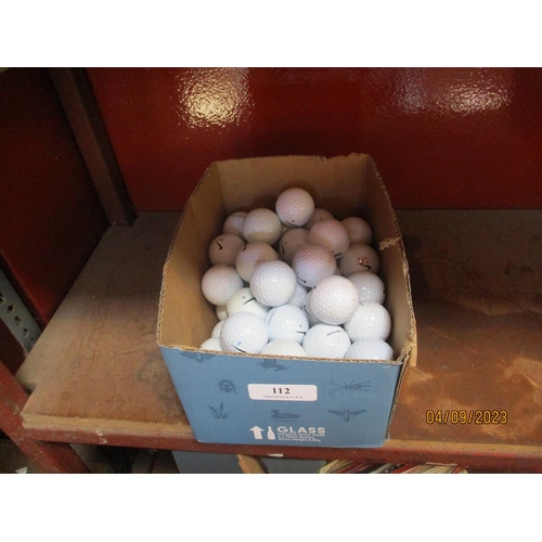 112 - A quantity of Nike golf balls