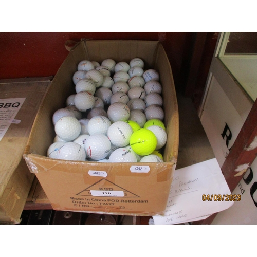 116 - A quantity of premium golf balls - circa 130