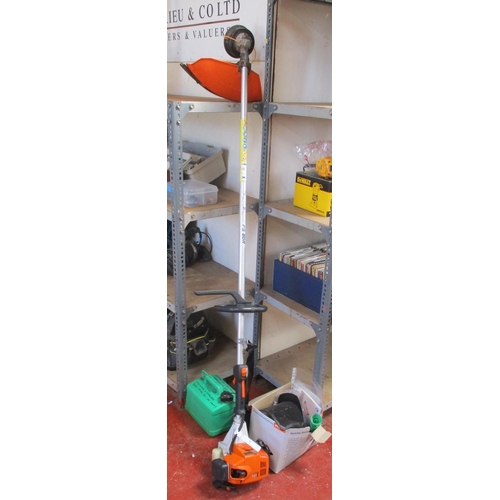 93 - A Stihl FS80R petrol pole strimmer and accessories