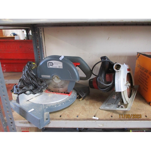 106 - An accumulation of various power tools, a down flow fan heater etc.