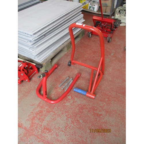 80 - Two motor cycle paddock stands