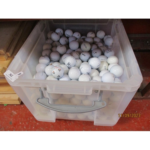 362 - A large and varied accumulation of premium brand golf balls