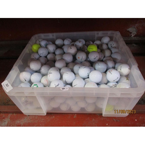 363 - A large and varied accumulation of premium brand golf balls