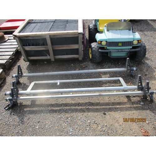 36 - A set of three commercial vehicle roof bars