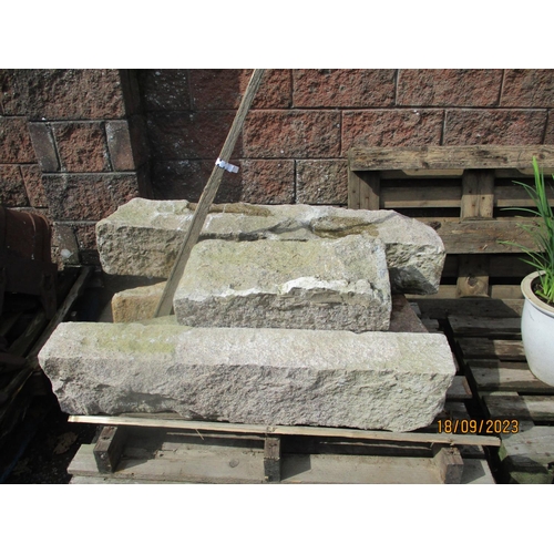 47 - Various granite lintels and steps
