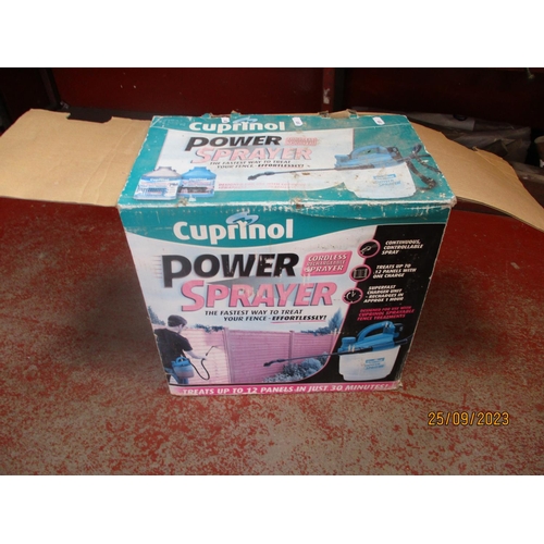 129 - A Cuprinol power sprayer - unused