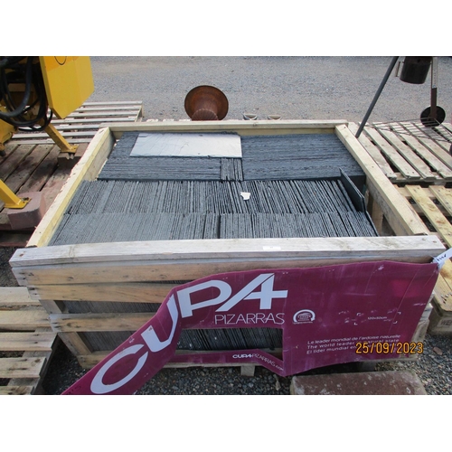 35 - A pallet of Cupa Base Pizarras Spanish slates (10