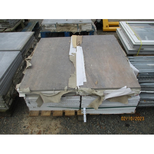 74 - A pallet of contemporary stone flooring