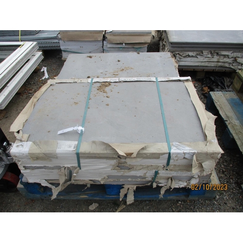 76 - A pallet of contemporary stone flooring