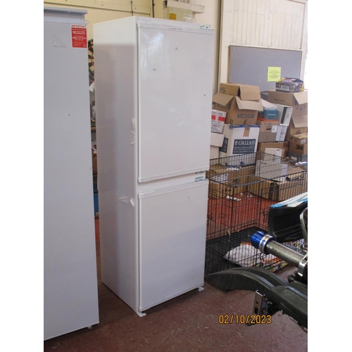 A Zenith integrated fridge freezer new shop soiled