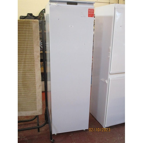 A Hoover integrated vertical freezer new shop soiled
