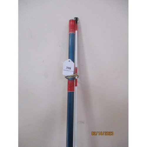 398 - A Mastercaster pier fishing rod fitted a fixed spool reel