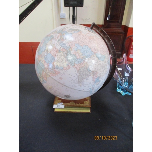 285 - A desk globe of the world