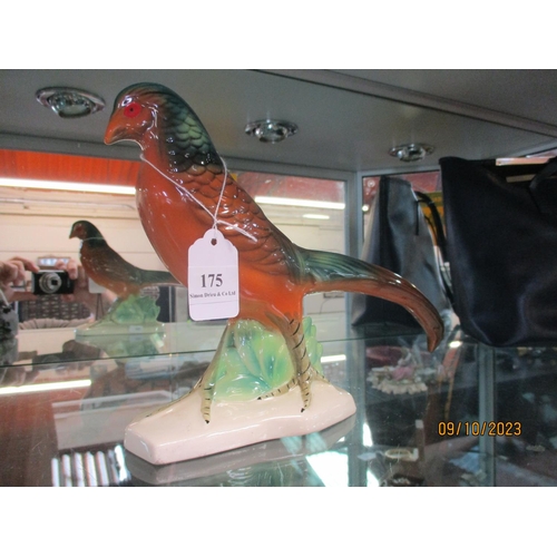 175 - A ceramic model of a golden pheasant by Messrs. Desvres of France