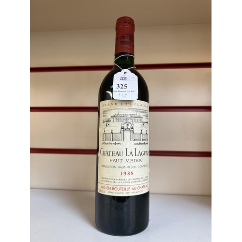 325 - A bottle of 1988 Chateau La Lagune Haut-Medoc