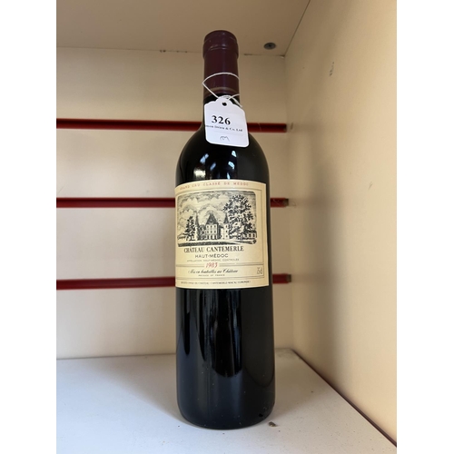 326 - A bottle of 1983 Chateau Cantemerle Haut-Medoc