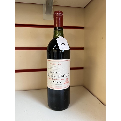 330 - A bottle of 1981 Chateau Lynch Bages Grand Cru Classe Pouillc