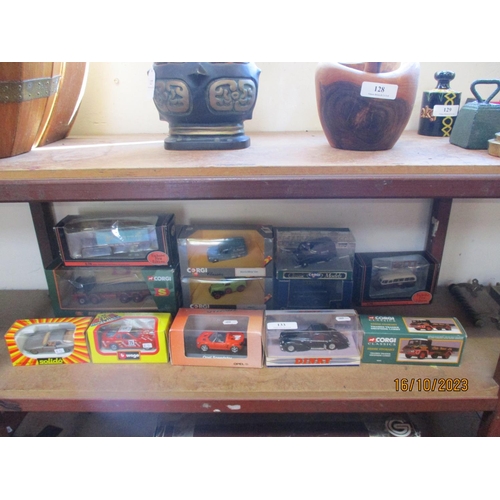 133 - A collection of boxed diecast model vehicles