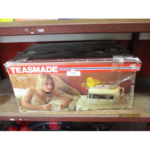 136 - A mid century Goblin Teasmade - unused