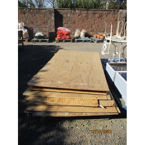 68 - A quantity of shuttering ply sheets