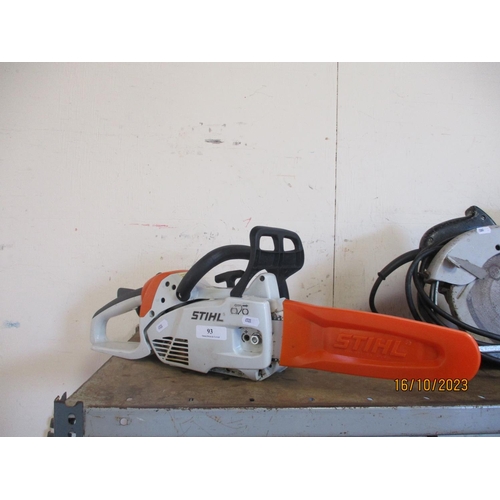 93 - A Stihl MS150C petrol chainsaw