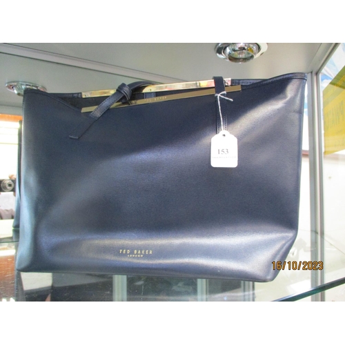 153 - A Ted Baker navy coloured handbag