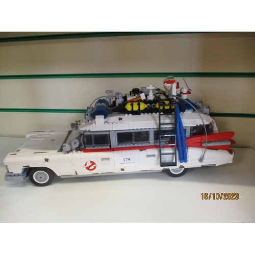 175 - A Lego Ghost Busters ECTO-1 vehicle