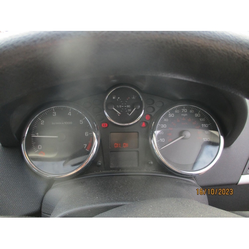 6 - A 2008 Peugeot 207 S 1.4 five door hatchback J128383 (petrol/manual), odometer reading 52,598 miles