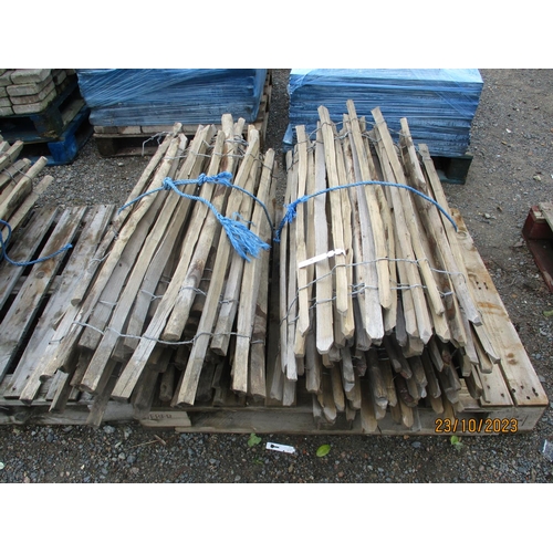 30 - Two rolls of Chestnut Pale fencing