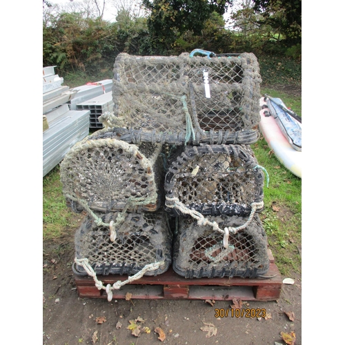 29 - Five parlour lobster pots - for sale by authority of the Harbour Master