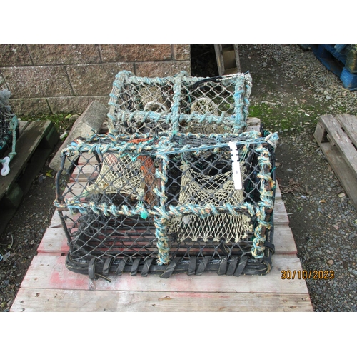 40 - Two parlour lobster pots