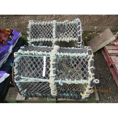 41 - Two parlour lobster pots