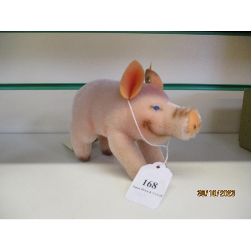 168 - A Steiff pig