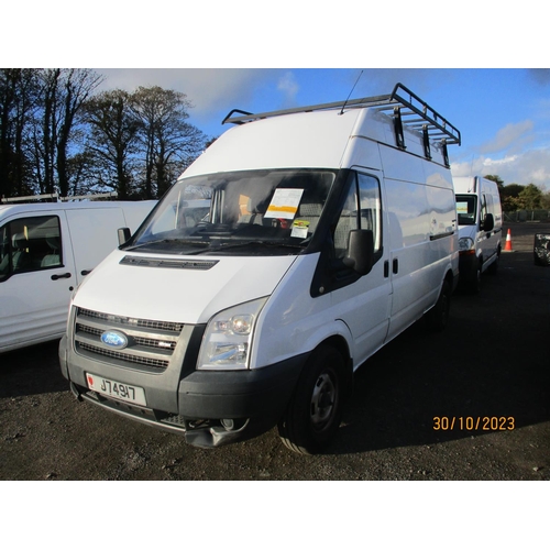 25 - A 2008 Ford Transit 350L high roof 2.4 TDCi panel van J74917 (diesel/manual), odometer reading 48,97... 