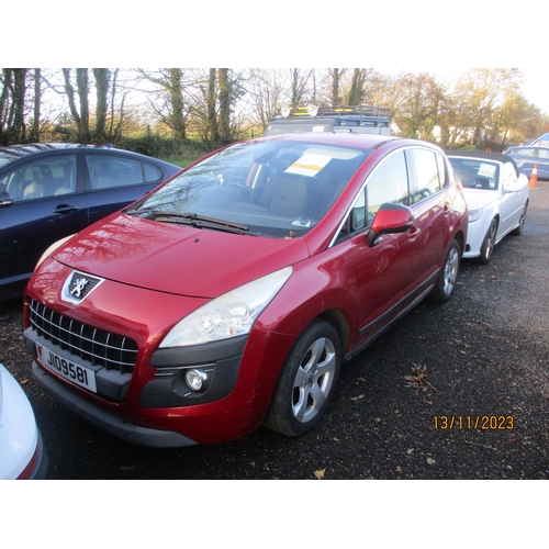 7 - A 2010 Peugeot 3008 Sport VTi 1.6 five door hatchback J109581 (petrol/manual), odometer reading 54,5... 