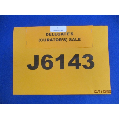 1 - J6143 - A four digit registration mark assigned to a scooter of insignificant value - Delegate's (Cu... 