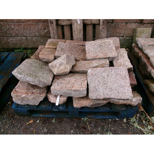 28 - A quantity of granite flagstones