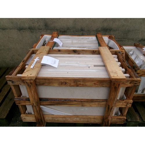 42 - Two pallets of Portuguese Limestone cladding slabs 