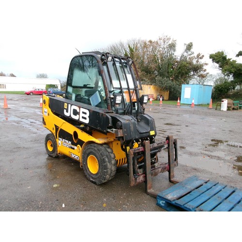 18 - A 2018 JCB Teletruk TLT30D 300 Construction Master J126088, odometer reading 3,202 hours- current Ex... 