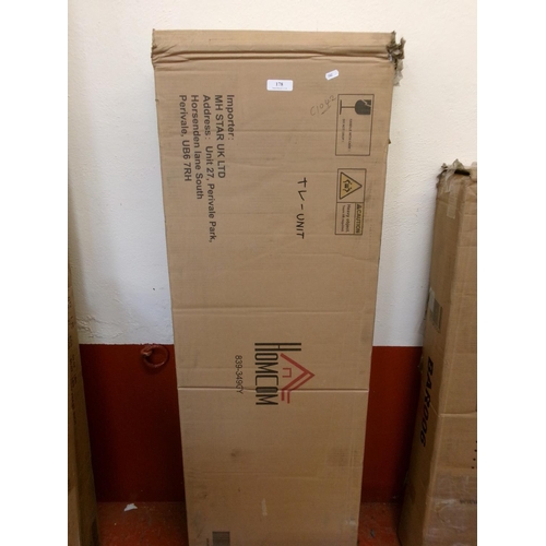 178 - A Homcom television unit - new and boxed