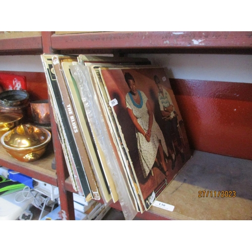 130 - An accumulation of long playing records