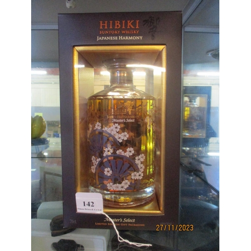 142 - A presentation bottle of Hibiki Suntory Whisky 