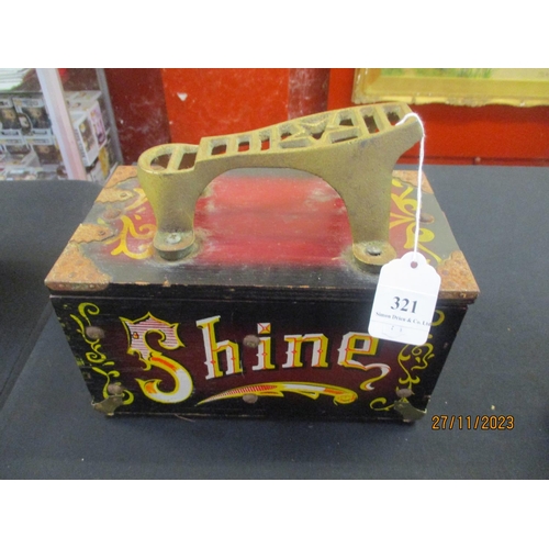 321 - A shoe shine box