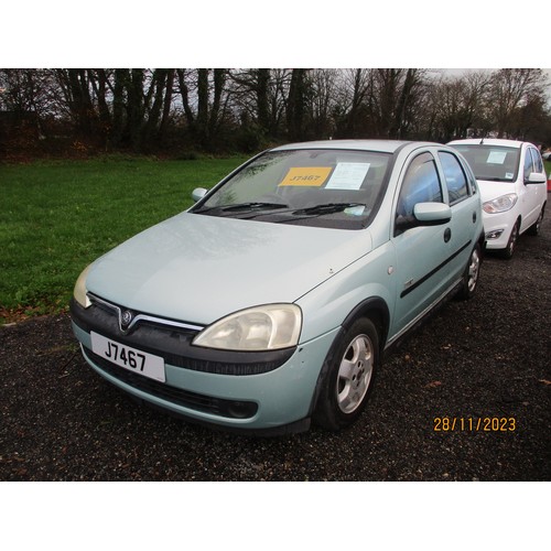 2 - J7467 - A four digit registration mark assigned to a 2002 Vauxhall Corsa Elegance five door hatchbac... 