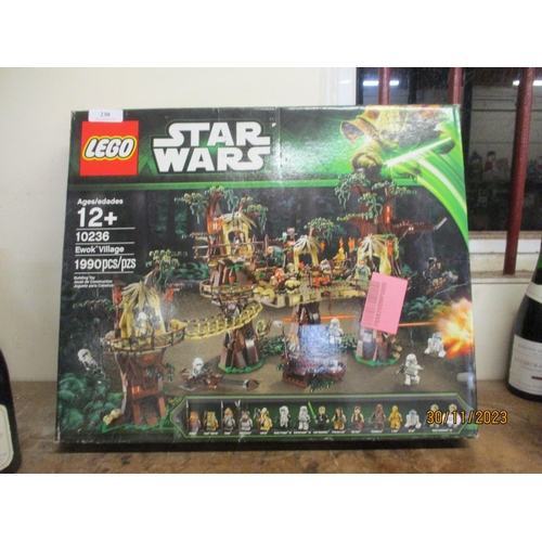 230 - A Lego Star Wars 10236 Ewok Village - new and sealed