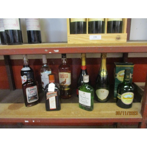 241 - Assorted wines, spirits and liqueurs