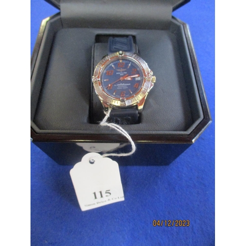 115 - A Breitling Super Ocean automatic wrist watch