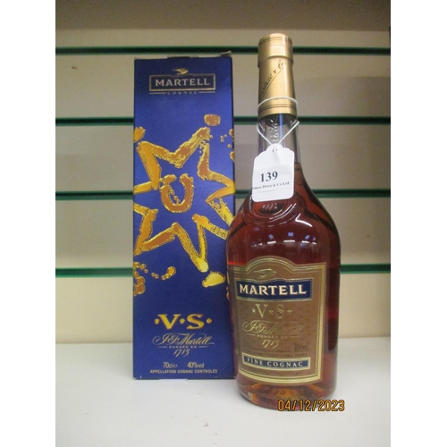 139 - A bottle of JF Martell Very Special Fine Cognac