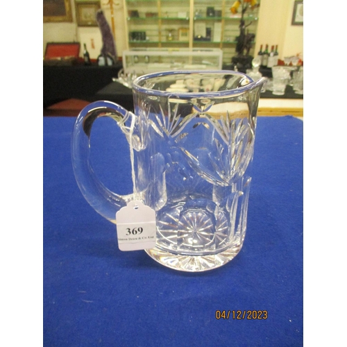 369 - A Waterford crystal Ashling pattern water jug