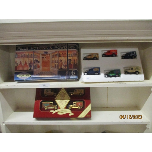 388 - A Matchbox Pills Potions and Powders special gift set edition of six classic diecast model vehicles ... 